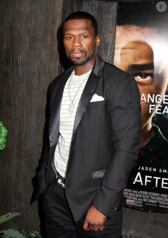 50 Cent à l'avant-première d'After Earth. New York, le 29 mai 2013.