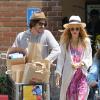 Rachel Zoe et son mari Rodger quitte le Malibu Country Mart. Los Angeles, le 5 juillet 2013.