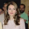 La princesse Letizia d'Espagne assiste à la remise du prix de théâtre "Buero" à Madrid, le 8 juillet 2013.