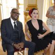 Rossy de Palma et Forest Whitaker au Ministère de la Culture et de la Communication à Paris, le 9 juillet 2013.