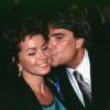 Bernard Tapie et sa femme Dominique à Venise le 5 septembre 1996.