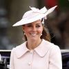 La duchesse de Cambridge Kate Middleton lors des cérémonies de Trooping the Colour le 15 juin 2013 à Londres.