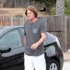 Bruce Jenner - La famille Kardashian sur le tournage de leur émission de télé réalité à Malibu, le 11 juillet 2013. K