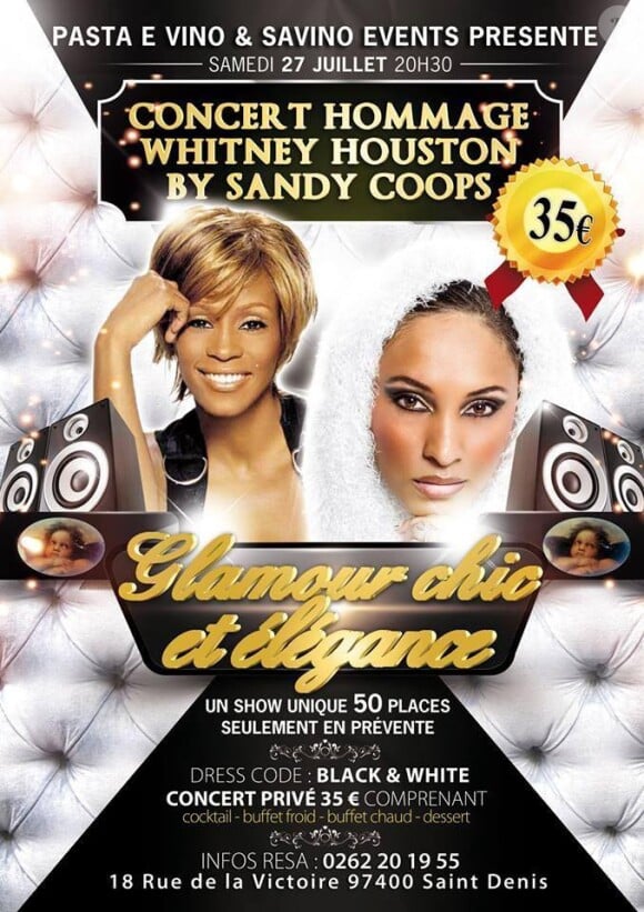 Sandy Scoop rend hommage à Whitney Houston