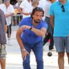 Henri Leconte lors du tournoi de pétanque organisé à l'occasion de la 3ème édition du Classic Tennis Tour, sur la place des Lices à Saint-Tropez le 11 juillet 2013
