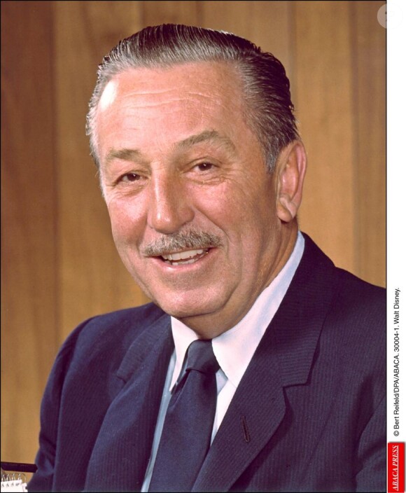 Walt Disney, éminent fondateur de la maison aux grands oreilles.