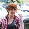 Paris Jackson dans les rues de West Hollywood à Los Angelesle 1er juin 2013.