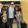 Cory Monteith et Lea Michele quittent l'aéroport de Vancouver, le 4 mai 2013.