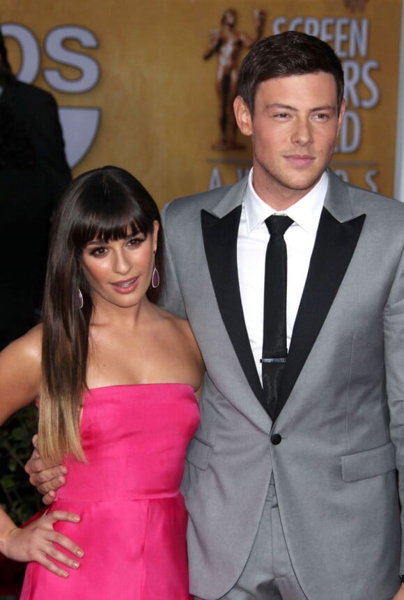 Lea Michele et Cory Monteith - 19e cérémonie des Screen Actors Guild Awards à Los Angeles, le 27 janvier 2013.
