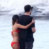 Exclu - Cory Monteith et Lea Michele en vacances à Hawaii, le 1er janvier 2013.