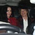 Mick jagger et sa compagne de longue date  L'Wren Scott - Après avoir donné le 13 juillet 2013 un concert avec son groupe The Rolling Stones à Hyde Park à Londres, Mick Jagger a fêté son 70e anniversaire au club privé Loulou.