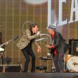 Ronnie Wood, Mick Jagger, Keith Richards et Charlie Watts - Après avoir donné le 13 juillet 2013 un concert avec son groupe The Rolling Stones à Hyde Park à Londres, Mick Jagger a fêté son 70e anniversaire au club privé Loulou.