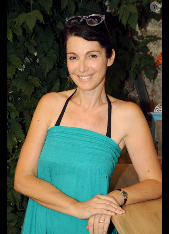 Zabou Breitman à Avignon le 9 juillet 2013.