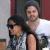 Exclusif - Demi Moore quitte son cours de yoga avec un mysterieux inconnu a West Hollywood le 15 juillet 2013.