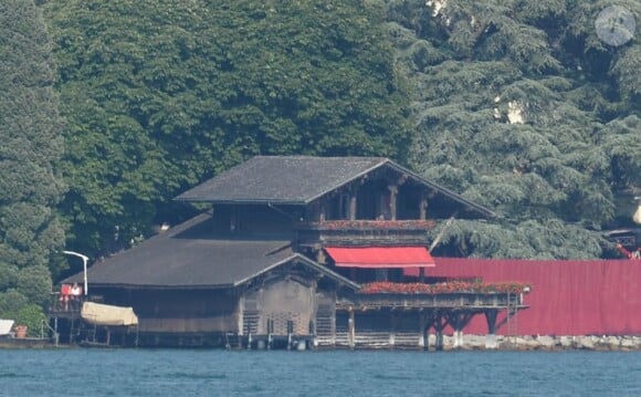 L'annexe du bord du lac devant le manoir de Tina Turner et Erwin Bach où ils se sont mariés le 21 juillet 2013 à Zurich.