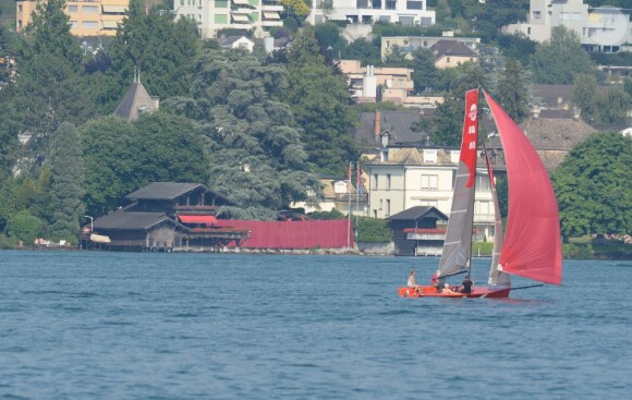 L'annexe du bord du lac devant le manoir de Tina Turner et Erwin Bach où ils se sont mariés le 21 juillet 2013 à Zurich.