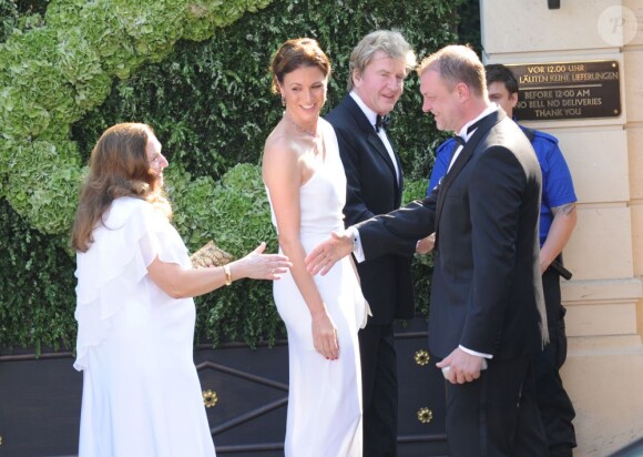 Mariage de Tina Turner avec Erwin Bach sur les rives du lac de Zurich en Suisse le 21 juillet 2013.