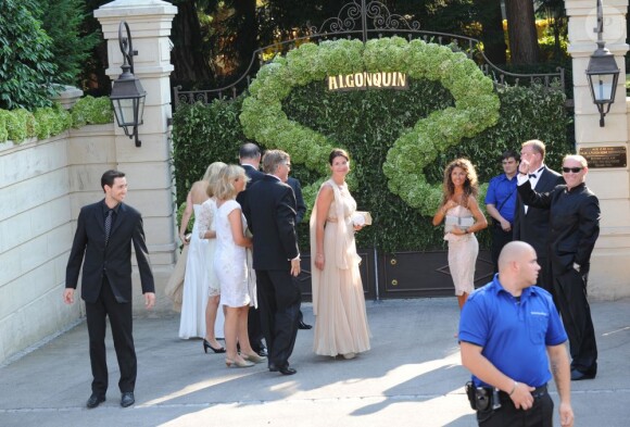 Mariage de Tina Turner avec Erwin Bach sur les rives du lac de Zurich en Suisse le 21 juillet 2013.