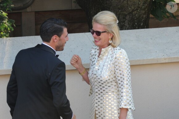 Mariage de Tina Turner avec Erwin Bach sur les rives du lac de Zurich en Suisse le 21 juillet 2013.