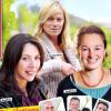 Françoise, Audrey et Sophie de L'amour est dans le pré 8 en couverture de Télé Star