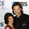 Jared Padalecki et sa femme Genevieve aux People's Choice Awards 2013. Le 9 janvier 2013.
