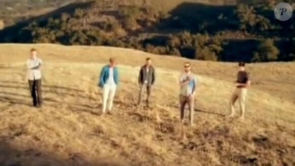 Les cinq garçons des Backstreet Boys, amoureux de la nature dans leur nouveau clip, A World Like This, dévoilé le 19 juillet 2013.