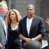 Beyoncé et Jay-Z lors de la journée Justice for Trayvon Rally, à New York, le 20 juillet 2013.