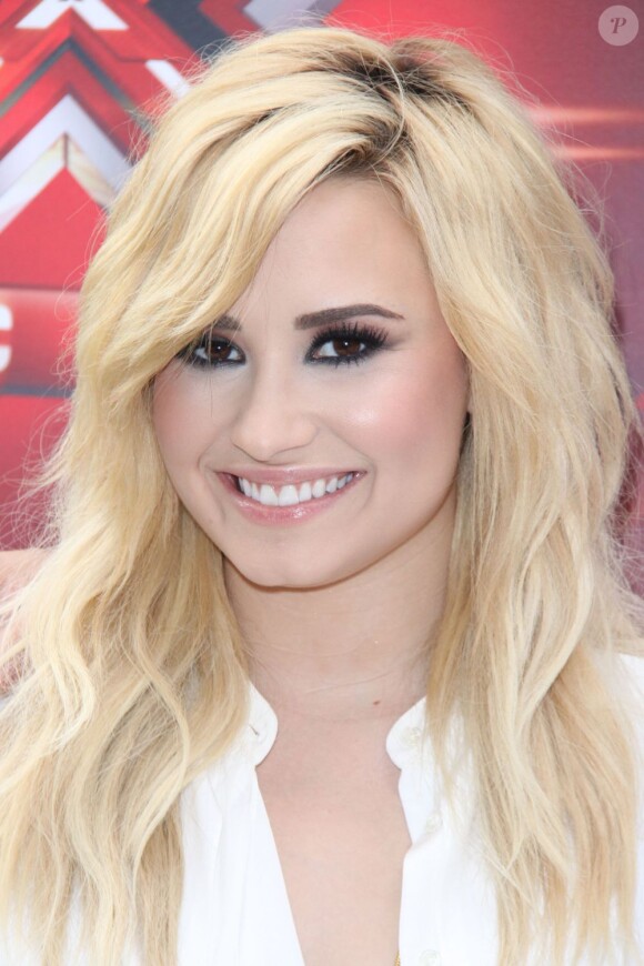 Demi Lovato, jurée du télé-crochet américain X Factor à Los Angeles, le11 juillet 2013.