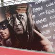 A l'avant-première de Lone Ranger à Paris, le 24 juillet 2013.