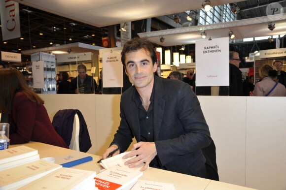 Raphaël Enthoven au Salon du livre, porte de Versailles à Paris le 24 mars 2013.