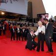 Alain Chabat et Bernadette Lafont sur le tapis rouge du Festival de Cannes 2007
