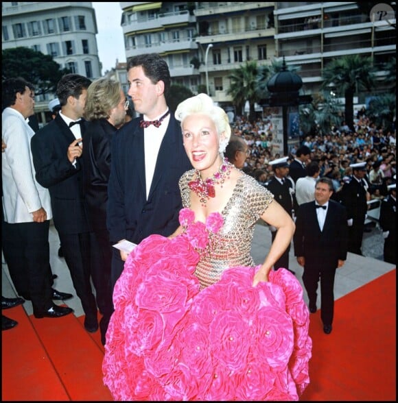 Bernadette Lafont au Festival de Cannes 1988