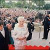 Bernadette Lafont au Festival de Cannes 1990
