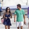 Rafael Nadal et sa compagne Xisca Perello complices lors de leurs vacances à Majorque le 27 juillet 2013