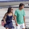 Rafael Nadal, heureux auprès de sa douce compagne Xisca Perello en vacances à Majorque le 27 juillet 2013