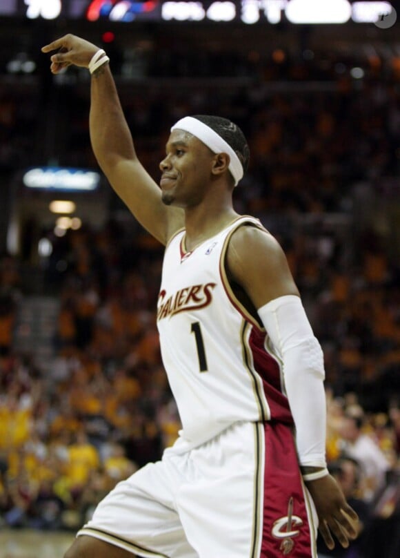 Daniel Gibson en match face aux Washington Wizards en avril 2008