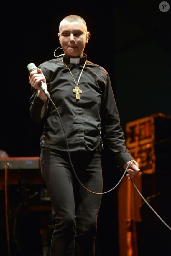 Sinéad O'Connor en concert lors du Festival de Musique Arconati à Milan, le 2 juillet 2013.