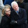 Bill Clinton et Hillary Clinton à l'investiture de Barack Obama à Washington, le 21 janvier 2013.