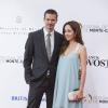 Autumn Reeser, enceinte, et son mari Jesse Warren en juillet à Monaco