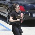 Khloe Kardashian sort de son cours de gym à Los Angeles, le 30 juillet 2013.