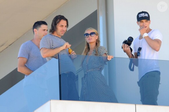 Paris Hilton et son amoureux River Viiperi à Ibiza, le 31 juillet 2013.