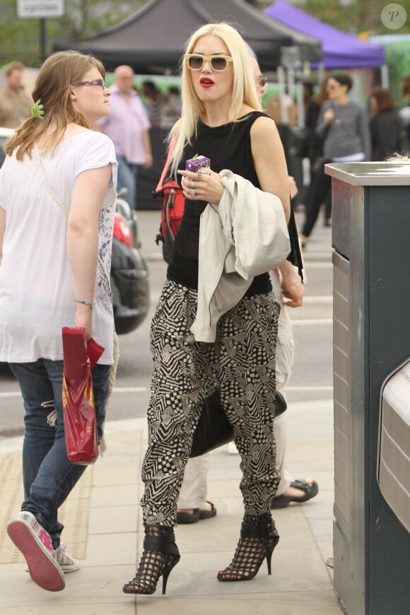 Gwen Stefani, une touriste stylée à Londres, le 2 août 2013.