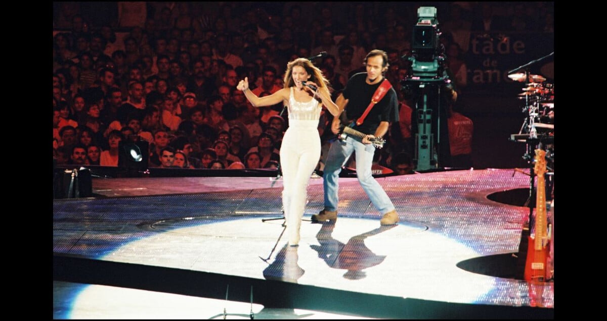 Photo Céline Dion et JeanJacques Goldman au concert de la chanteuse