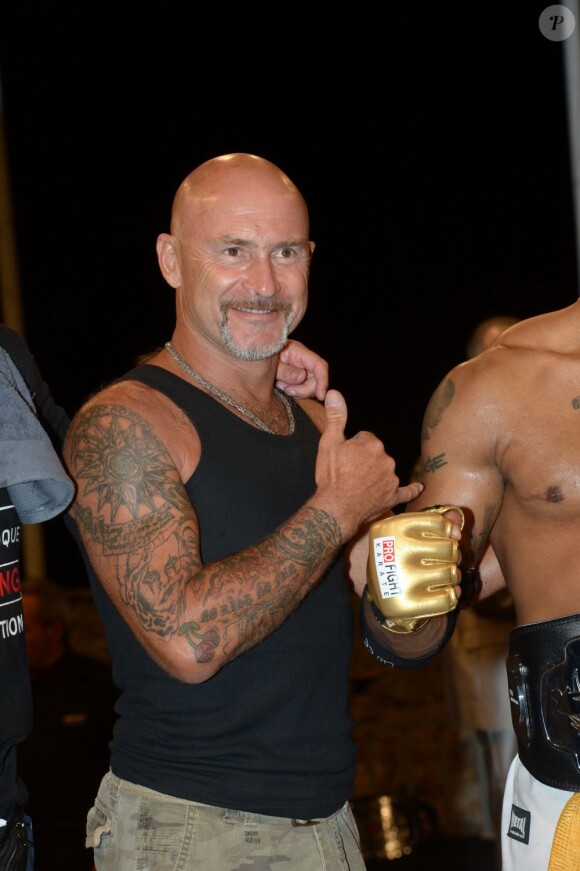Vincent Lagaf' lors de la soirée Fight Night au coeur de la citadelle de Saint-Tropez, le 4 août 2013
