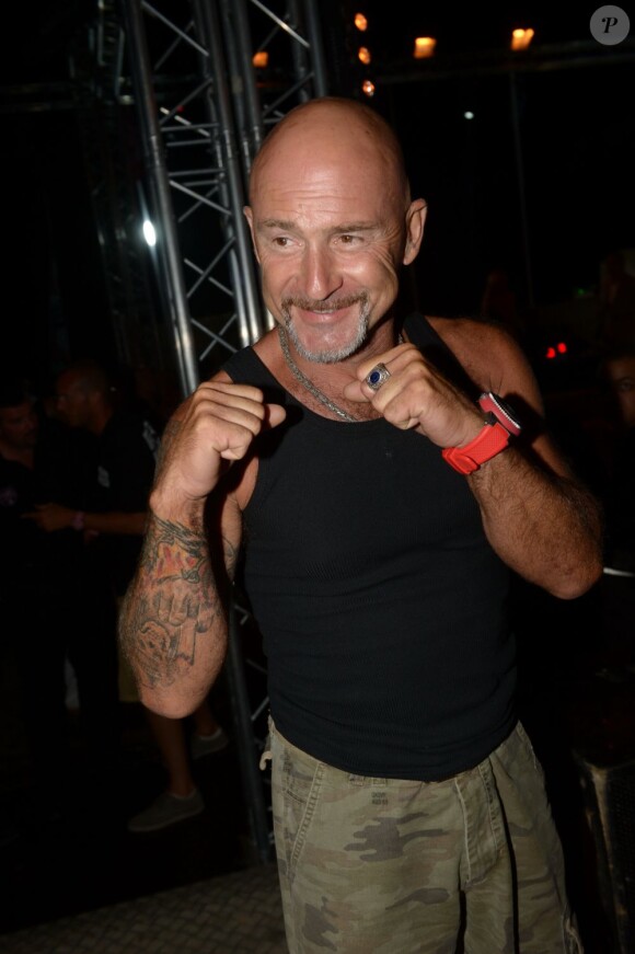 Vincent Lagaf' lors de la soirée Fight Night au coeur de la citadelle de Saint-Tropez, le 4 août 2013