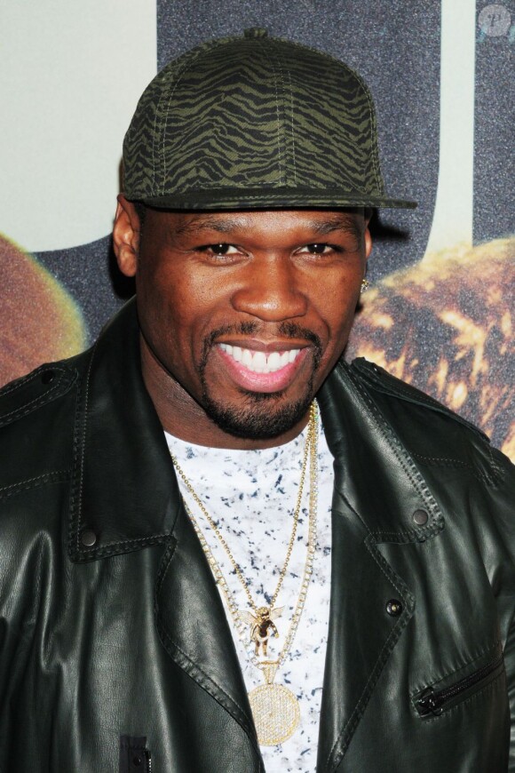 50 Cent lors de l'avant-première de 2 Guns à New York, le 29 juillet 2013.