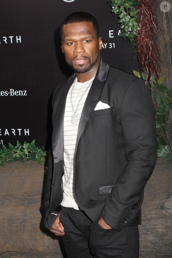 50 Cent lors de l'avant-première d'After Earth à New York, le 29 mai 2013.