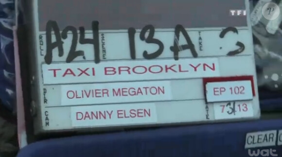 Chyler Leigh dans son nouveau rôle pour Taxi Brooklyn, actuellement en tournage à New York