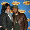 Usher et Tameka Foster au NBA All-Star Game, à Las Vegas, le 18 février 2007.