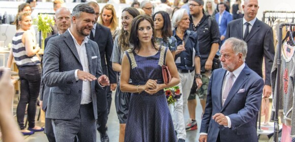 La princesse Mary de Danemark inaugurait le 8 août 2013 au Bella Center la fashion week d'été de Copenhague.